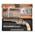 Пневматический револьвер ASG Schofield 6 Silver & Ivory Grip 4.5 мм (пулевой, S&W)