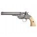 Пневматический револьвер ASG Schofield 6 Silver & Ivory Grip 4.5 мм (пулевой, S&W)