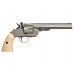 Пневматический револьвер ASG Schofield 6 Silver & Ivory Grip 4.5 мм (пулевой, S&W)