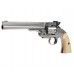 Пневматический револьвер ASG Schofield 6 Silver & Ivory Grip 4.5 мм (пулевой, S&W)