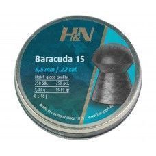 Пули пневматические H&N Baracuda 15 5.5 мм (1.03 г, 250 шт)
