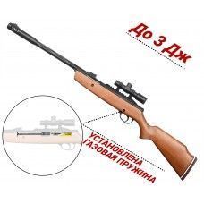 Пневматическая винтовка Hatsan Alpha W 4.5 мм (3 Дж, дерево, газовая пружина)