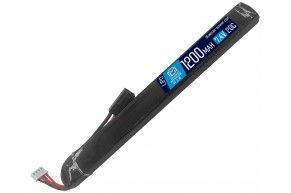 Аккумулятор BlueMax Li-Po 7.4V 1200mAh 20C AK-stick (14.5x14x185 мм, Mini Tamiya)