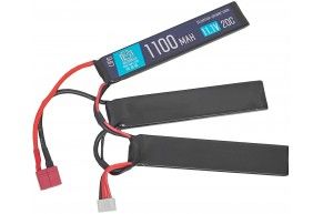 Аккумулятор BlueMax Li-Po 11.1V 1100mAh 20C Triple (5.4x20x101 мм, Т-коннектор)