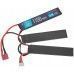 Аккумулятор BlueMax Li-Po 11.1V 1100mAh 20C Triple (5.4x20x101 мм, Т-коннектор)