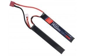Аккумулятор BlueMax Li-Po 7.4V 1450mAh 30C Nunchuck 2x (7.5x17x115 мм, Т-коннектор)