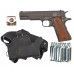 Пневматический пистолет Borner 1911 4.5 мм комплект Hunter №1 (Colt, кобура, шарики, баллончики, очки, мишени, Blowback)