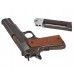 Пневматический пистолет Borner 1911 4.5 мм комплект Hunter №1 (Colt, кобура, шарики, баллончики, очки, мишени, Blowback)