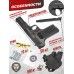 Пневматический пистолет Borner TT Blowback 4.5 мм комплект Hunter №1 подарочный (Токарев, металлический, кобура, 500 шаров, 10 баллонов, очки, 50 мишеней)