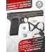 Пневматический пистолет Borner TT Blowback 4.5 мм комплект Hunter №1 подарочный (Токарев, металлический, кобура, 500 шаров, 10 баллонов, очки, 50 мишеней)
