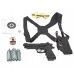 Пневматический пистолет Borner Sport 331 комплект Hunter №1 подарочный (Beretta, кобура, 500 шаров, 10 баллонов, очки, 50 мишеней)