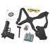 Пневматический пистолет Borner Sport 331 комплект Hunter №1 подарочный (Beretta, кобура, 500 шаров, 10 баллонов, очки, 50 мишеней)