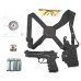 Пневматический пистолет Borner Sport 331 комплект Hunter №1 подарочный (Beretta, кобура, 500 шаров, 10 баллонов, очки, 50 мишеней)