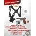 Пневматический пистолет Borner APS Blowback 4.5 мм комплект Hunter №1 подарочный (Стечкин, кобура, 500 шаров, 10 баллонов, очки, 50 мишеней)