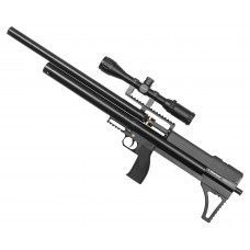 Пневматическая винтовка Alfa Dobermann Буллпап 6.35 мм (600 мм, полнотел, передний взвод, редуктор)