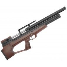 Пневматическая винтовка Alfa Dobermann Буллпап 6.35 мм (550 мм, полнотел, передний взвод, редуктор, дерево)