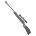 Пневматическая винтовка Hatsan Striker 1000S комплект Hunter №2 (прицел, кольца, газовая пружина, чехол, мишени, пули, набор для чистки, 3 Дж, 4.5 мм)