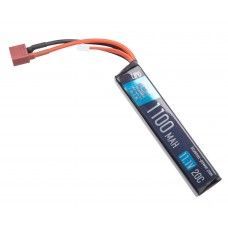 Аккумулятор BlueMax Li-Po 11.1V 1100mAh 20C AK-type (18x21x106 мм, T-Connector)