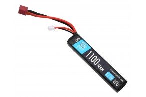 Аккумулятор BlueMax Li-Po 11.1V 1100mAh 20C AK-type (18x21x106 мм, T-Connector)