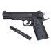 Пистолет пневматический Stalker S1911G 4.5 мм комплект Hunter подарочный №1 (Colt 1911, 10 баллонов, 500 шаров)