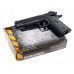 Пистолет пневматический Stalker S1911G 4.5 мм комплект Hunter подарочный №3 (Colt 1911, 10 баллонов, 500 шаров, очки, 50 мишеней, кобура)