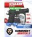 Пистолет пневматический Stalker S1911G 4.5 мм комплект Hunter подарочный №3 (Colt 1911, 10 баллонов, 500 шаров, очки, 50 мишеней, кобура)