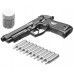 Пистолет пневматический Stalker S92ME комплект Hunter подарочный №1 (4.5 мм, Beretta 92, 10 баллонов, 500 шаров)