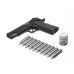 Пистолет пневматический Stalker S1911RD комплект Hunter подарочный №1 (4.5 мм, Colt, Blowback, 10 баллонов, 500 шаров)
