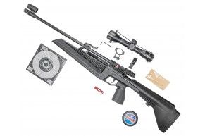 Винтовка пневматическая Baikal МР-61С комплект Hunter №1 подарочный (прицел, кольца, мишени, пули)