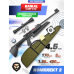 Винтовка пневматическая Baikal МР-61С комплект Hunter №2 подарочный (прицел, кольца, мишени, пули, чехол)