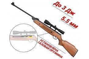 Пневматическая винтовка Hatsan 60S 5.5 мм (дерево, газовая пружина)