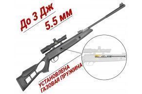 Пневматическая винтовка Hatsan Striker Edge 5.5 мм (пластик, газовая пружина)