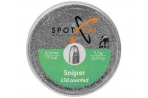 Пули пневматические Spoton Sniper 4.5 мм (1.1 г, 350 шт)