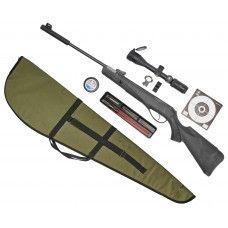 Пневматическая винтовка Retay 70S 4.5 мм подарочный набор Hunter №4 (прицел, кольца, чехол, набор для чистки, мишени, пули)