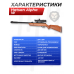 Пневматическая винтовка Hatsan Alpha W 4.5 мм подарочный набор Hunter №4 (прицел, кольца, чехол, набор для чистки, мишени, пули)