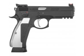 Страйкбольный пистолет KJW CZ-75 SP-01 Shadow (6 мм, GBB, Green Gas, ACCU)