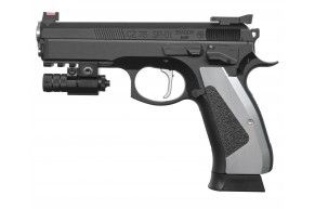 Страйкбольный пистолет KJW CZ-75 SP-01 Shadow (6 мм, GBB, Green Gas, ACCU)
