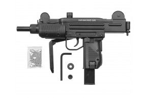 Пневматический пистолет-пулемет KWC Submachine Gun 4.5 мм (CO2, mini Uzi, Blowback, автоогонь)