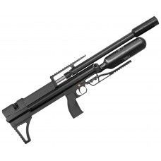 Пневматическая винтовка Alfa Dobermann Буллпап 4.5 мм (модератор 44 мм, редуктор, 550 мм, полигонал, колба, передний взвод)