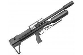 Пневматическая винтовка Alfa Dobermann Буллпап 4.5 мм (модератор 44 мм, прямоток, 550 мм, стандарт, колба, передний взвод)