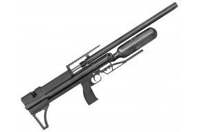 Пневматическая винтовка Alfa Dobermann Буллпап 4.5 мм (редуктор, модератор 29 мм, полигонал, передний взвод, 600 мм, колба)