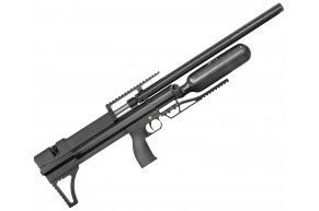 Пневматическая винтовка Alfa Dobermann Буллпап 4.5 мм (редуктор, модератор 29 мм, стандарт, передний взвод, 600 мм, колба)