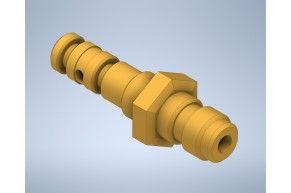Заправочный штуцер Kalibrgun Cricket 6.4 мм (Zark SM-1493-A, PCP, Quick, быстросъемный)
