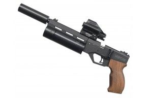 Уценка Пневматический пистолет Krugergun Корсар 6.35 мм (180 мм, прямоток, D42, дерево, с манометром, уценка)