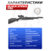 Пневматическая винтовка Black Strike P08 5.5 мм (PCP, воздушка, пластик)