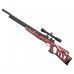 Пневматическая винтовка Ataman M20SD 642 L9 6.35 мм (редуктор, полнотел, красный ламинат)