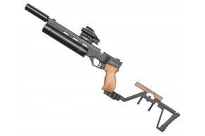 Пневматический пистолет KrugerGun Корсар 5.5 мм (D42, ствол 240, с манометром, с прикладом, дерево, прямоток)