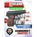 Пистолет Stalker SPM комплект Hunter подарочный №1 (4.5 мм, ПМ, Макаров, 10 баллончиков, 500 шариков)