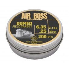 Пули пневматические Apolo Air Boss Domed Field Target 6.35 мм (200 шт, 2.13 г)