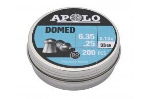 Пули пневматические Apolo Domed 6.35 мм (200 шт, 2.13 г)